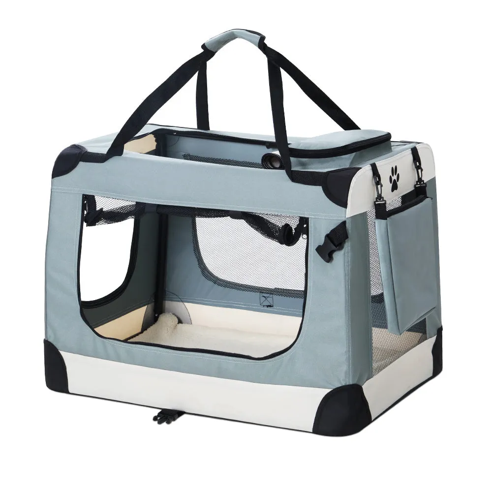 Foldable 2XL Pet Carrier with Mesh Windows - i.Pet