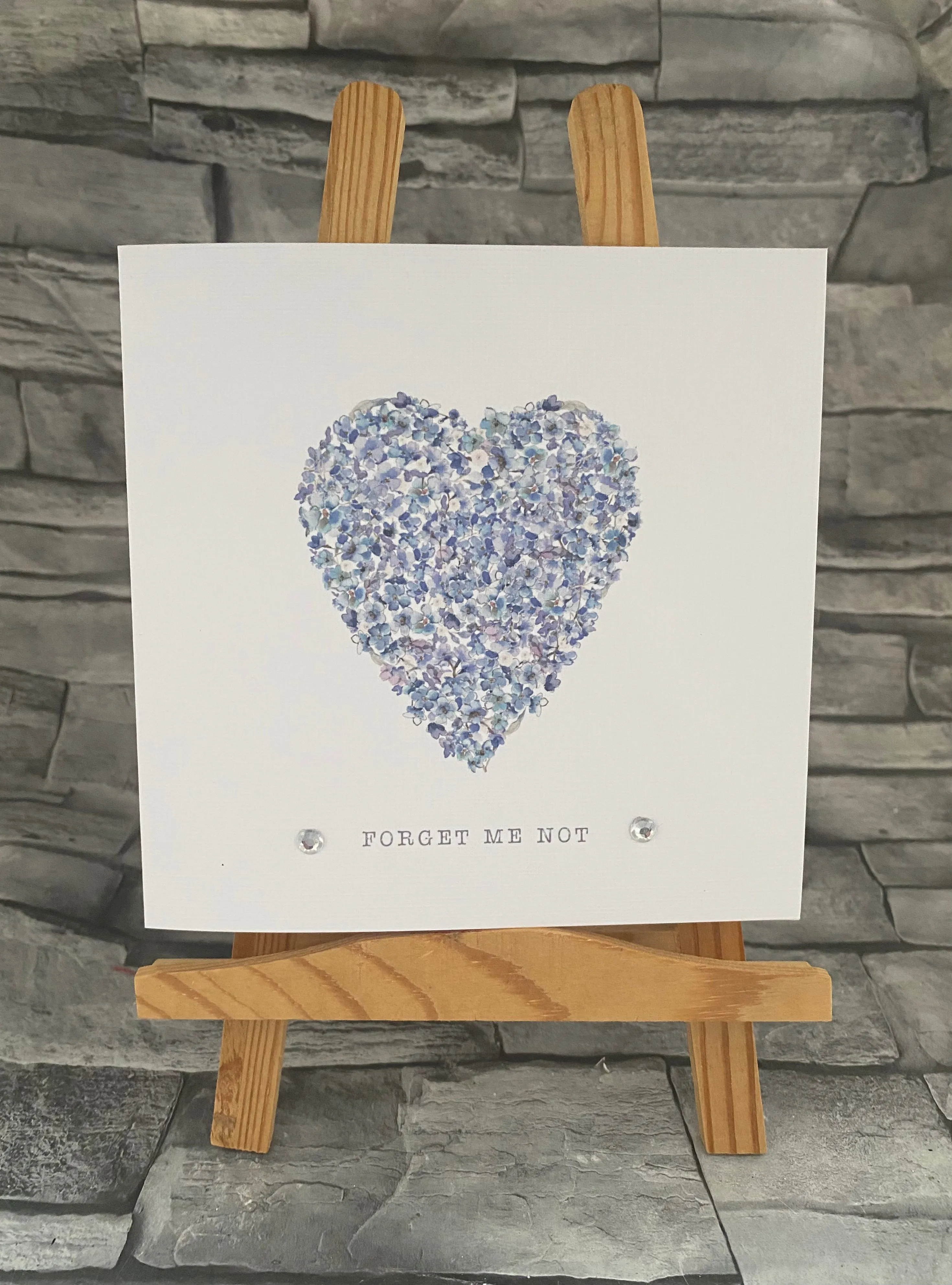 Forget me not Cushion