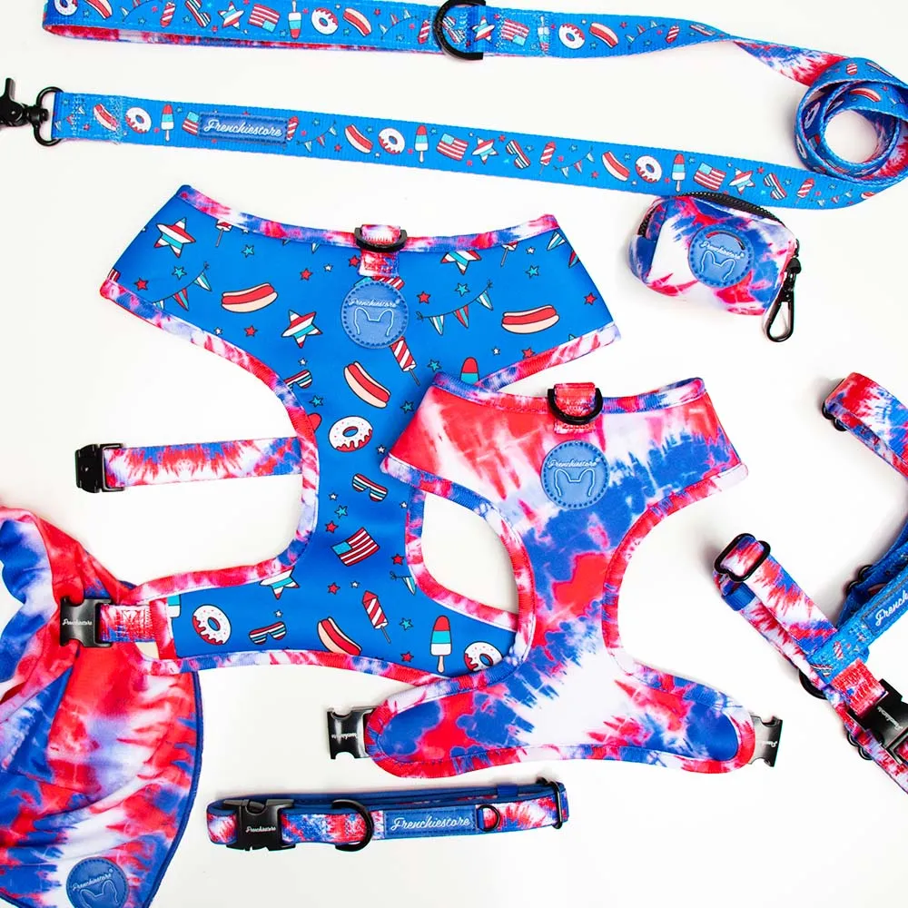 Frenchiestore Poop Bag Dispenser | Red, White & Blue