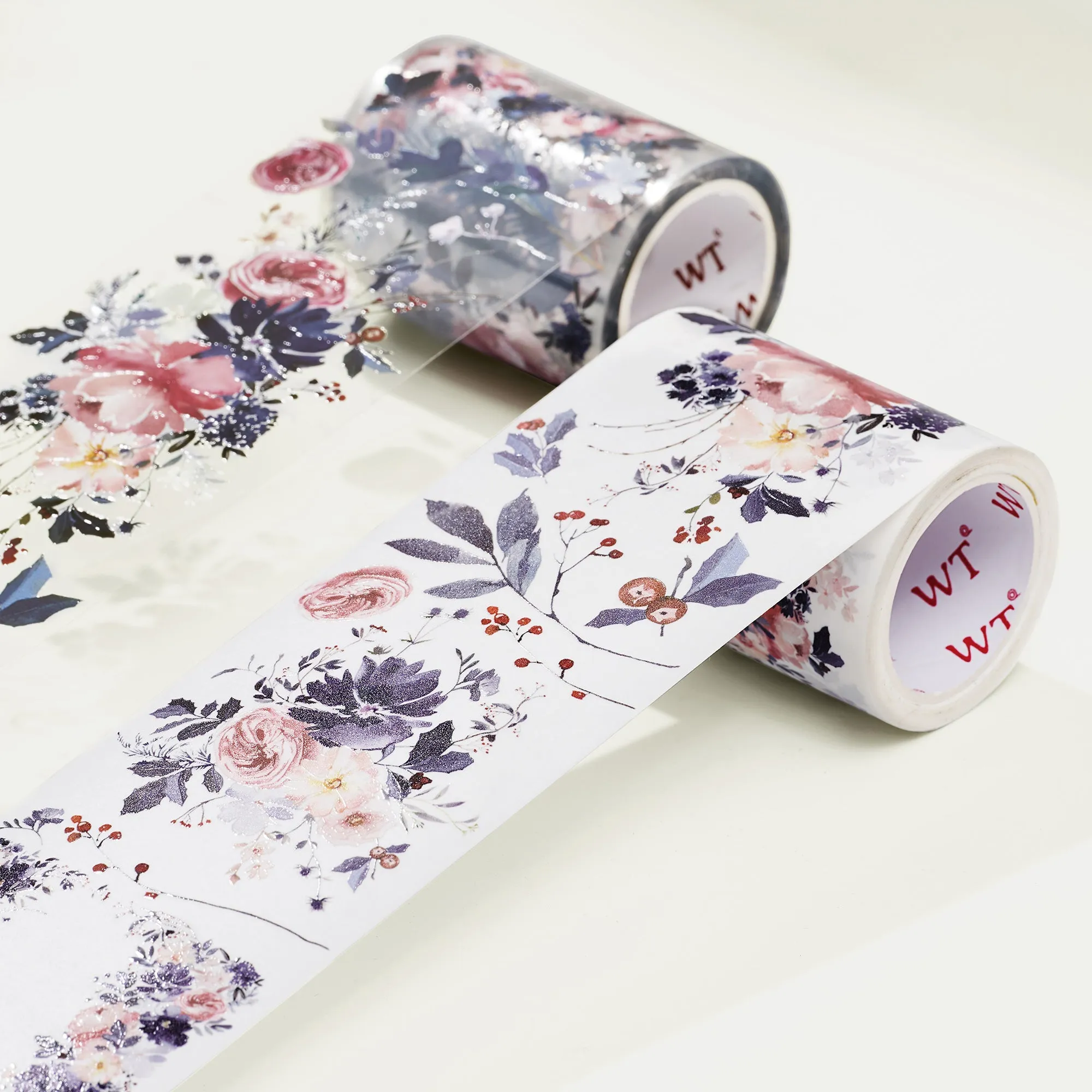 Frosty Rose Wide Washi / PET Tape by The Washi Tape Shop