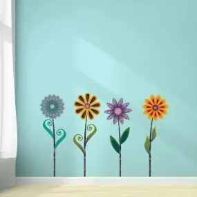 Funky Flower Wall Decals