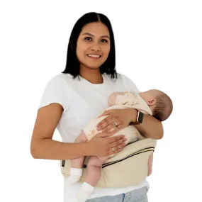 Hackerlily Hipsurfer - Hipseat Baby Carrier   Bum Bag - Sand Vegan Leather