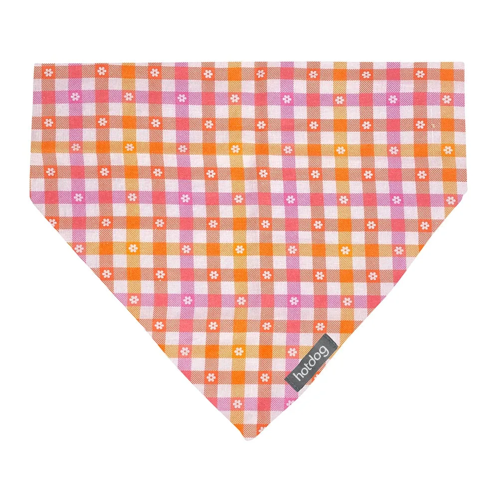 Hot Dog - Bandana - Cotton -  Bold Blooms