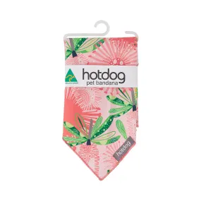 Hot Dog - Bandana - Cotton - Pink Banksia