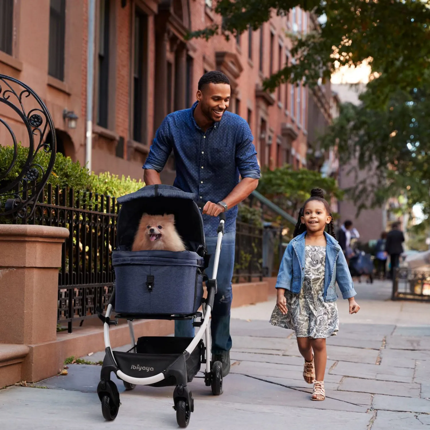 Ibiyaya Cleo Travel Stroller (Blue Jeans)