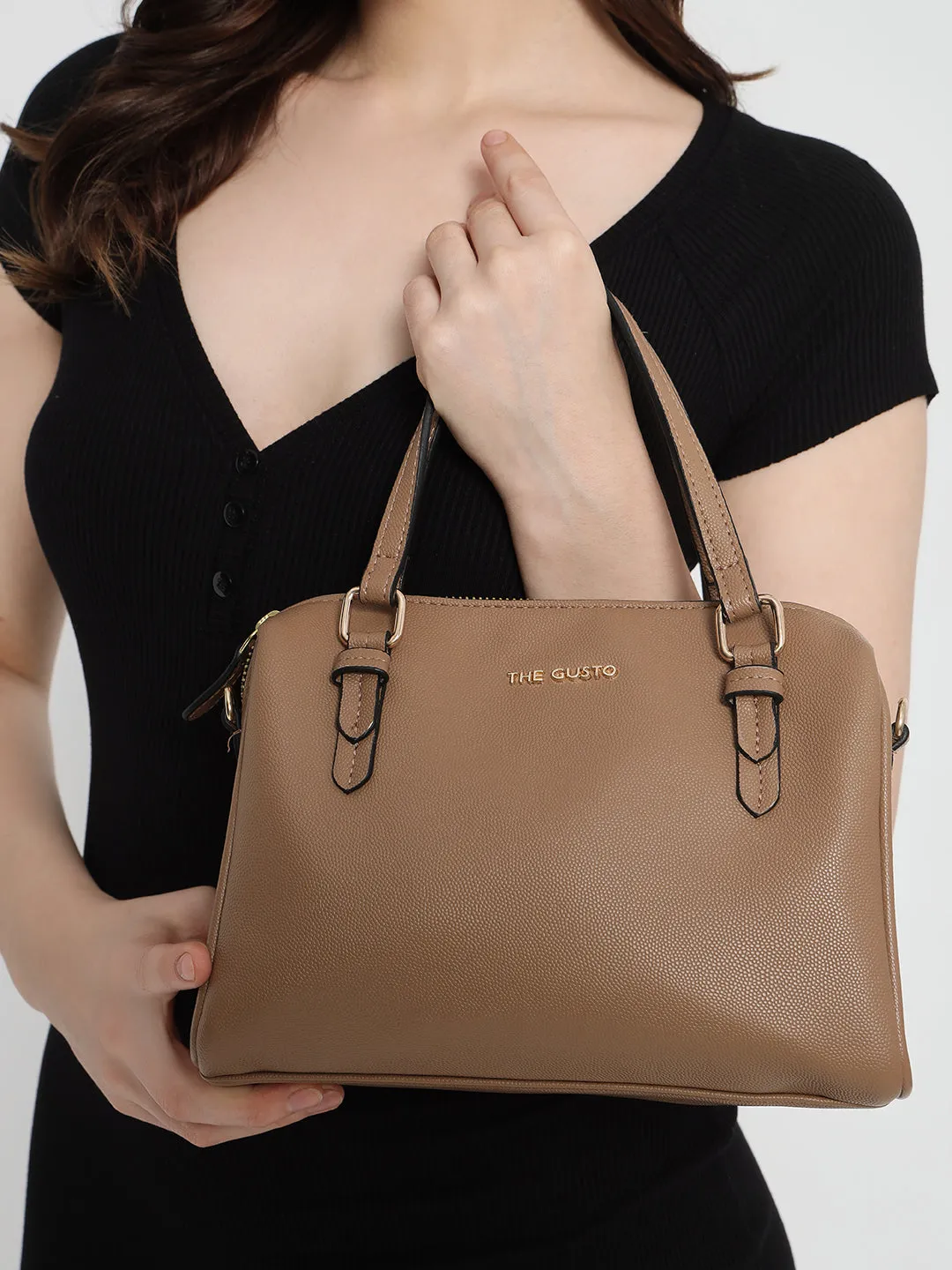 Iris Mini Duffle Bag - Beige