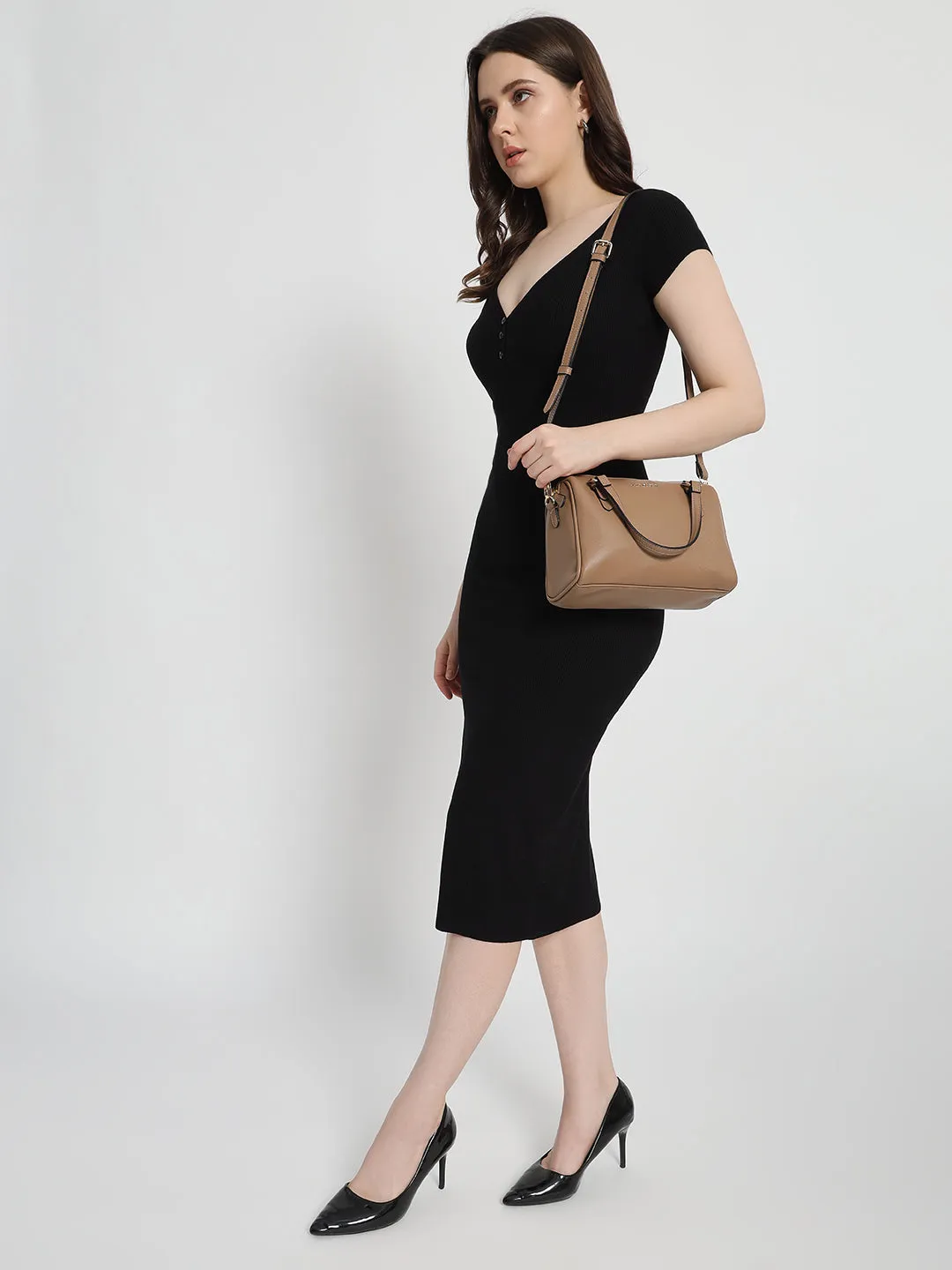 Iris Mini Duffle Bag - Beige