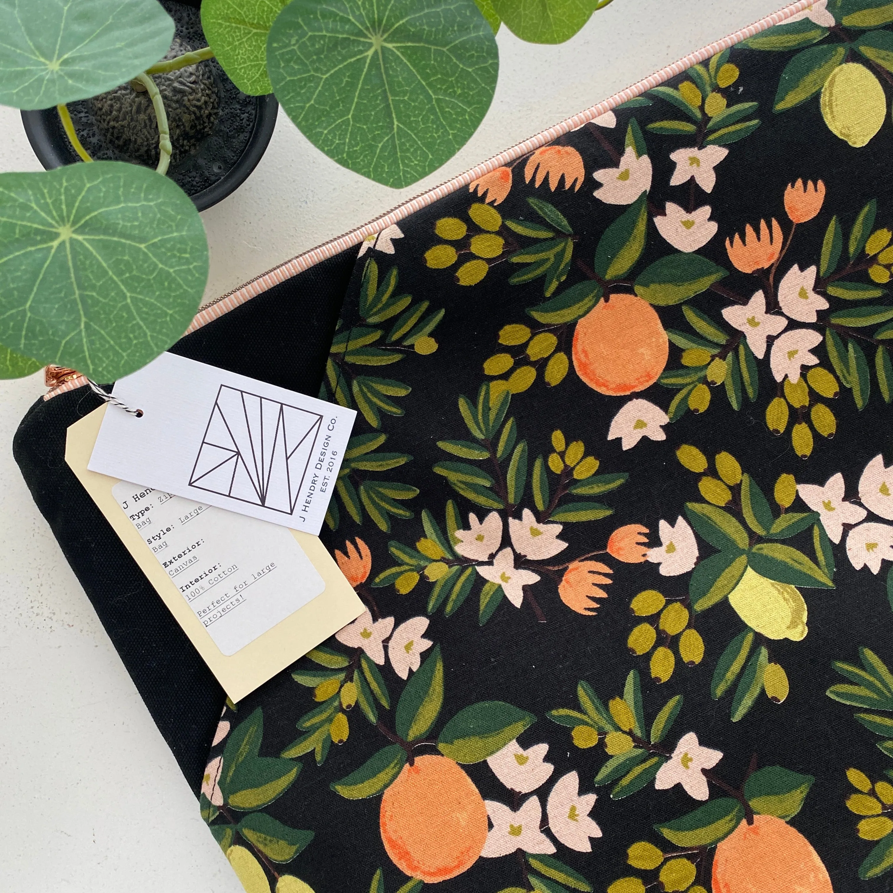 J Hendry Designs Large Pocket Project Bag