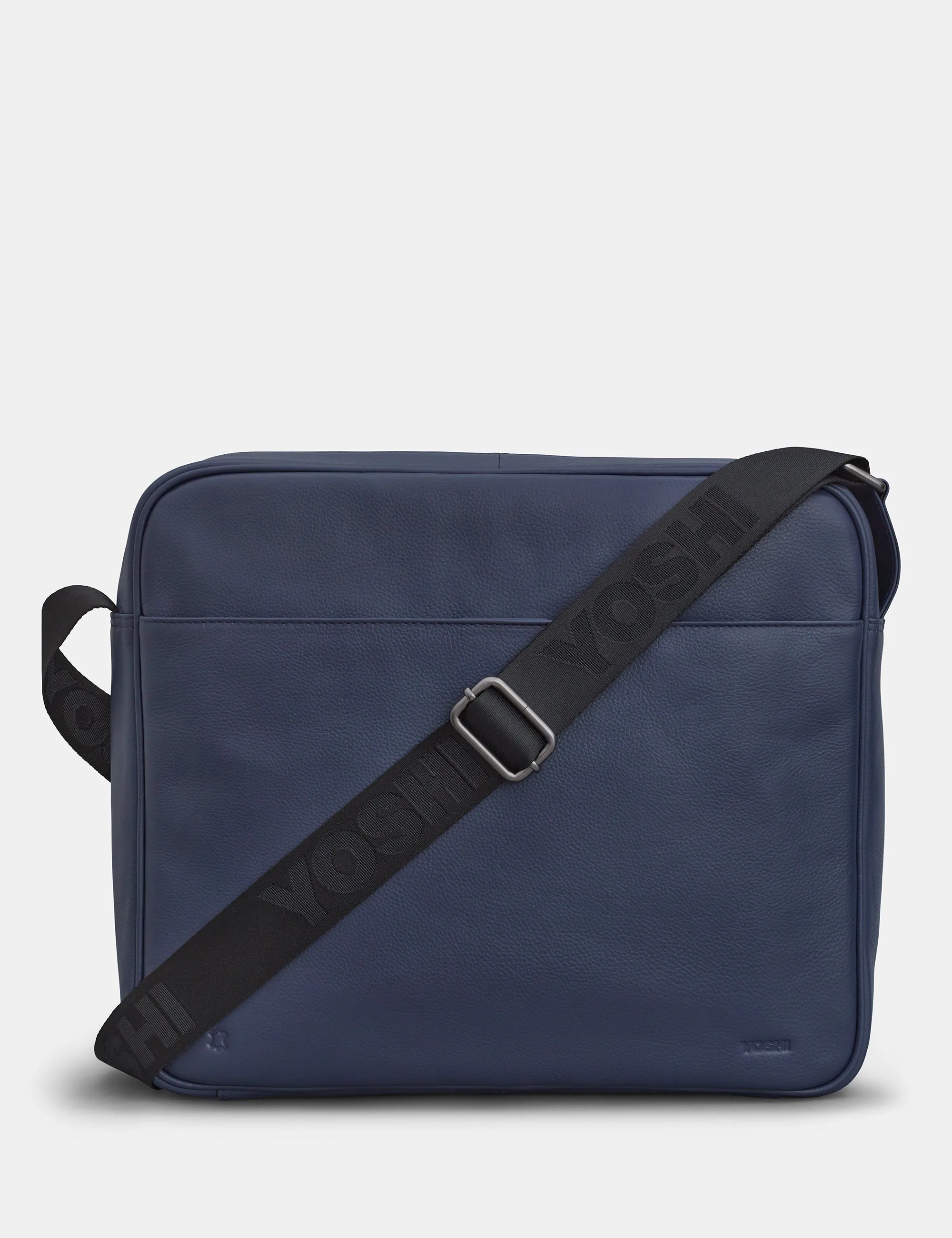 Jane Austen Bookworm Navy Leather Messenger Bag