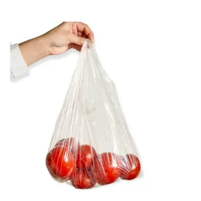 Jumbo Plastic Carrier Bags 30L Clear VTC 30/22x65cm 30microns 250pack