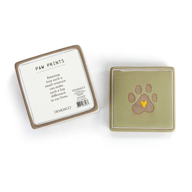 Keepsake Box Paw Prints