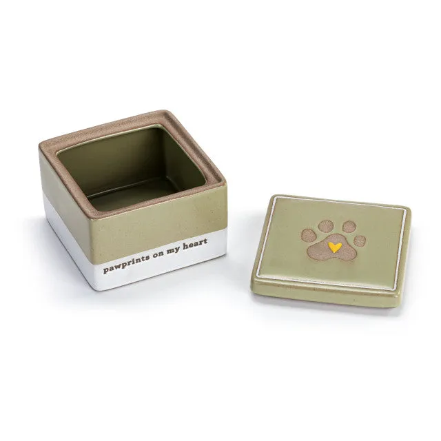 Keepsake Box Paw Prints