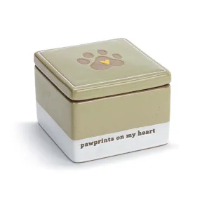 Keepsake Box Paw Prints