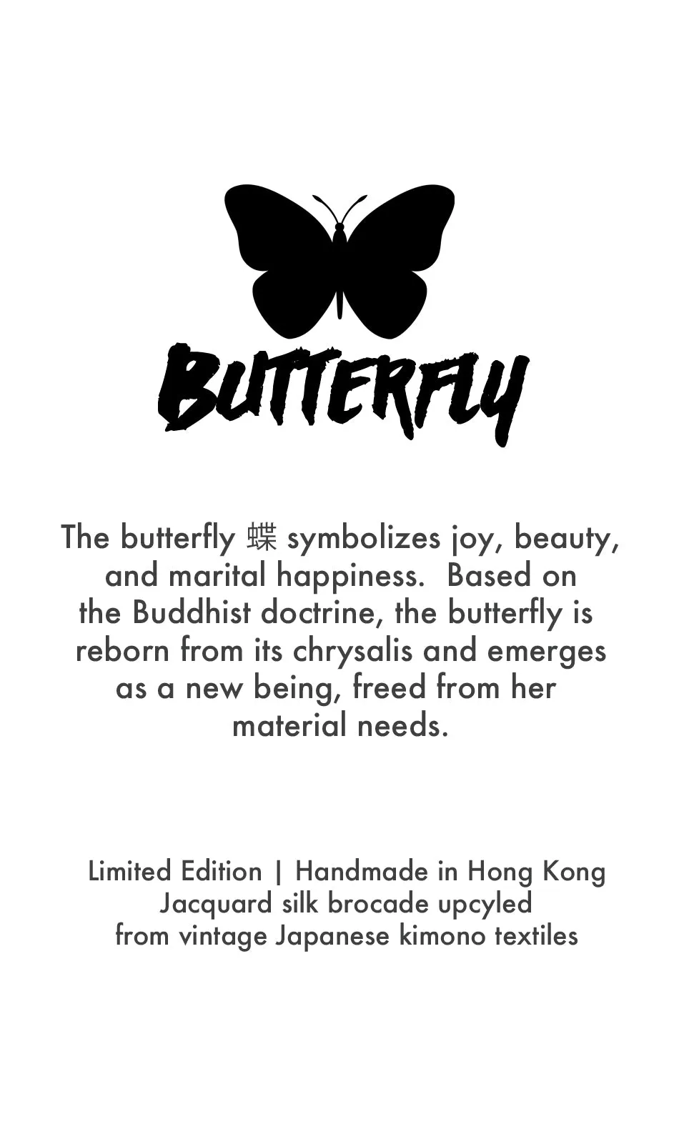 Kimono Envelope Clutch Bag with Butterflies and Bamboo | Upcycled Kimono Obi Silk