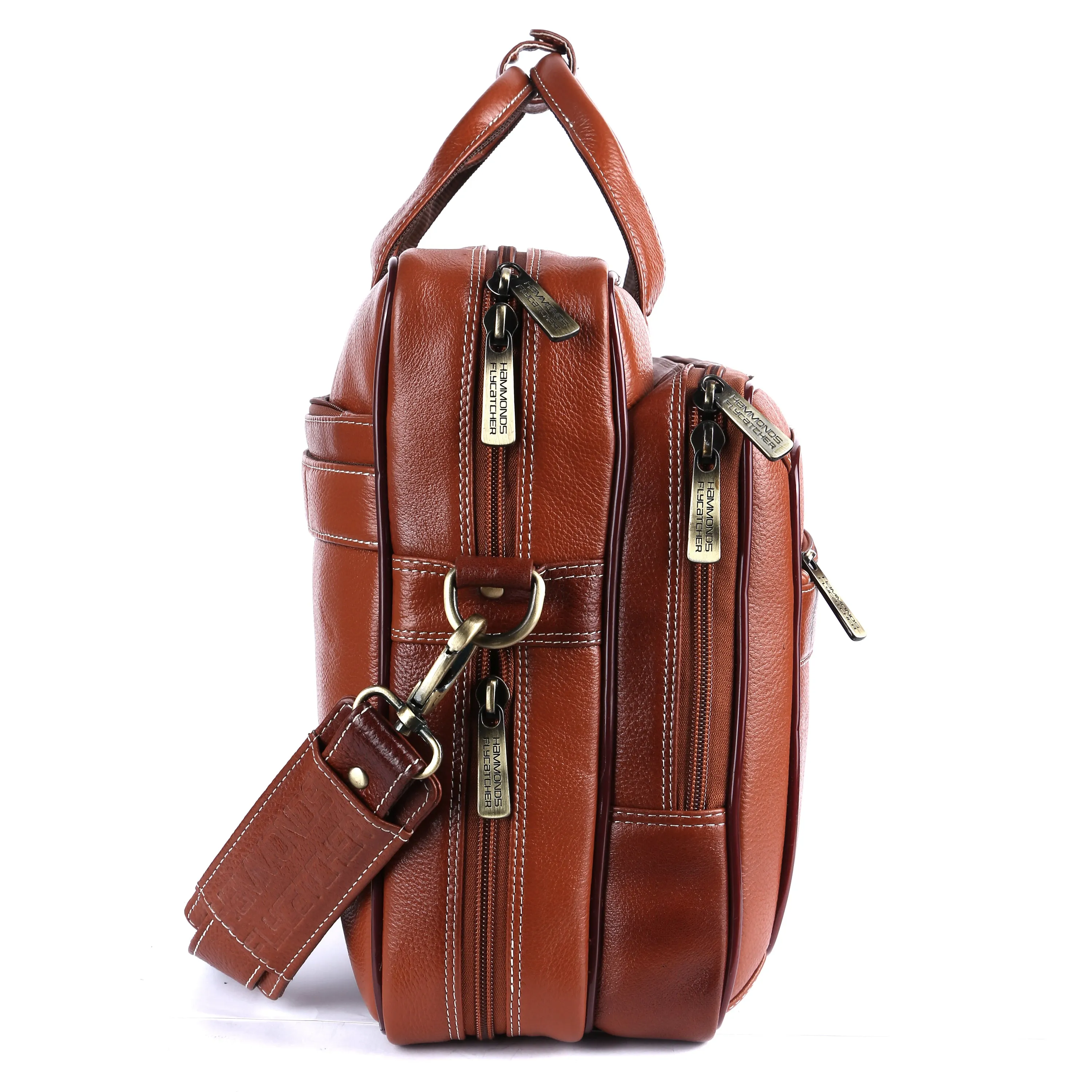 Laptop Bag for Men - Genuine Leather - Fits Upto 16 Inch Laptop