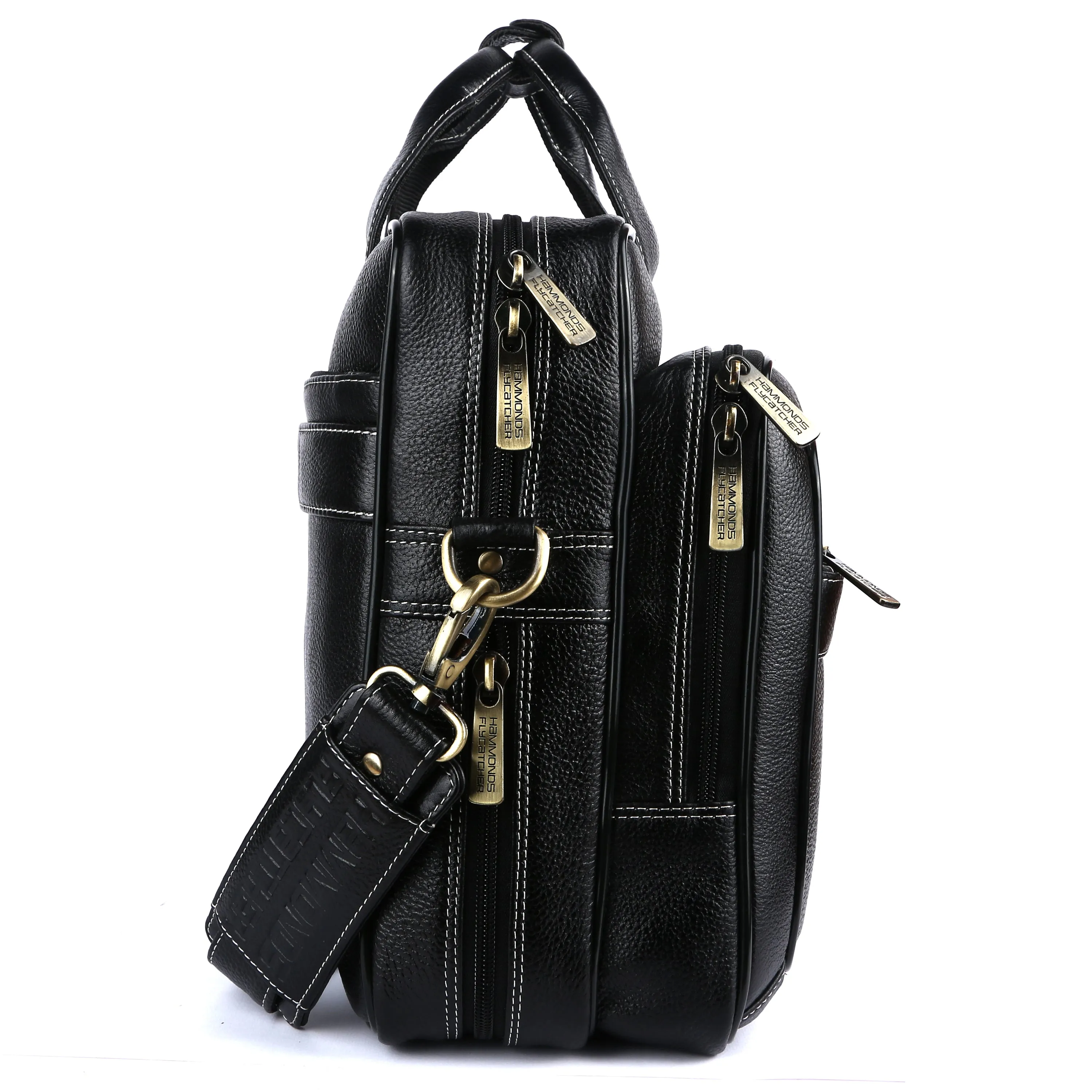 Laptop Bag for Men - Genuine Leather - Fits Upto 16 Inch Laptop