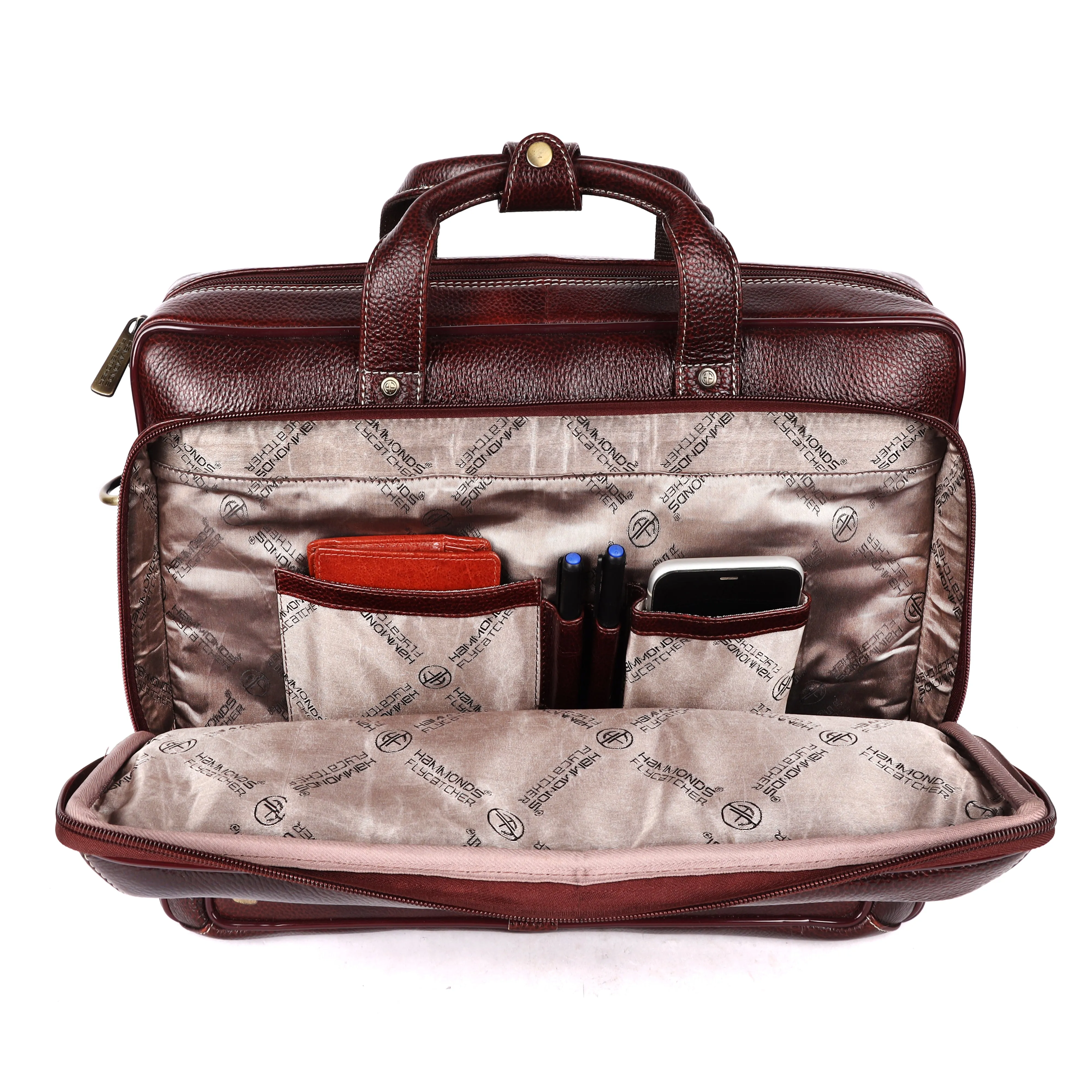 Laptop Bag for Men - Genuine Leather - Fits Upto 16 Inch Laptop