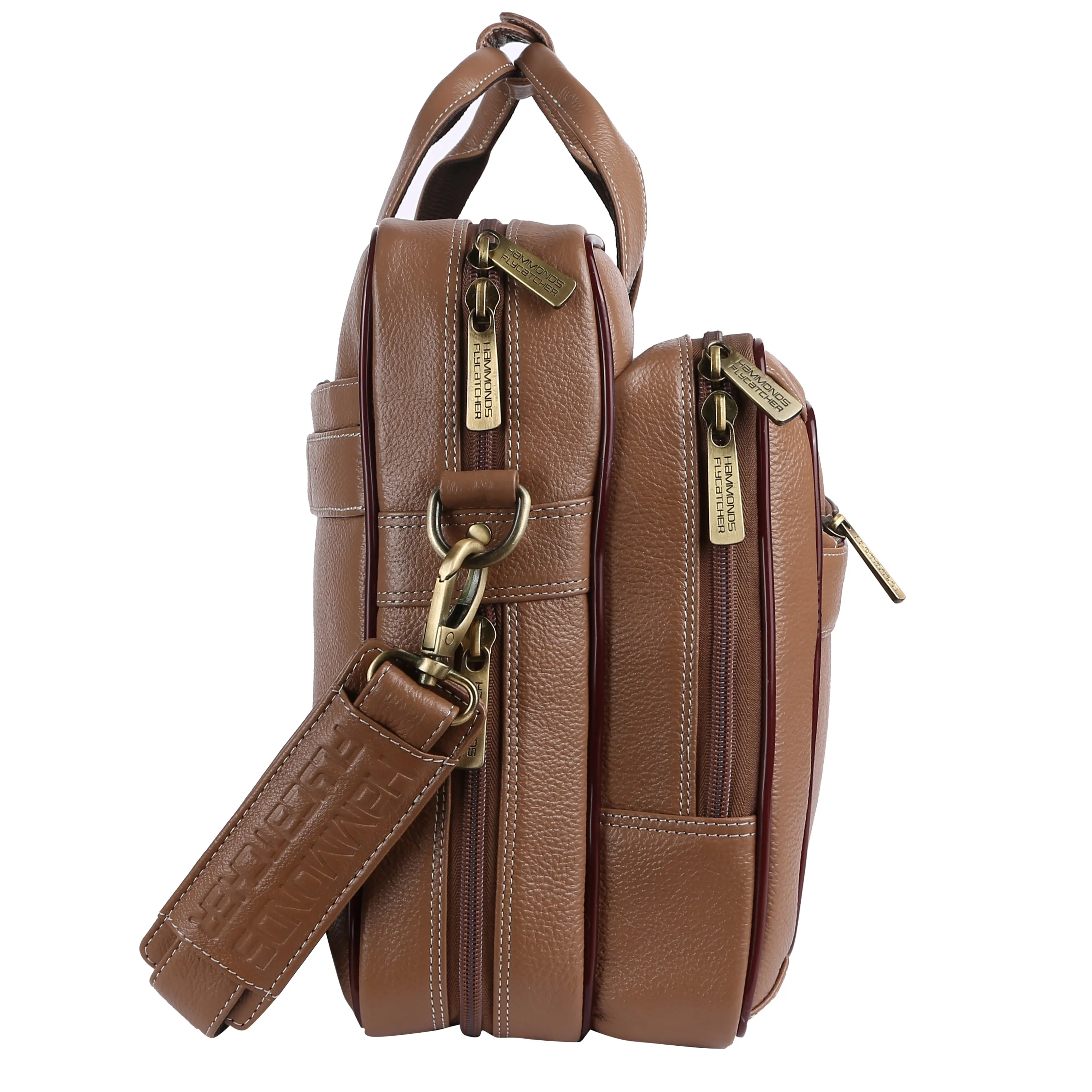 Laptop Bag for Men - Genuine Leather - Fits Upto 16 Inch Laptop