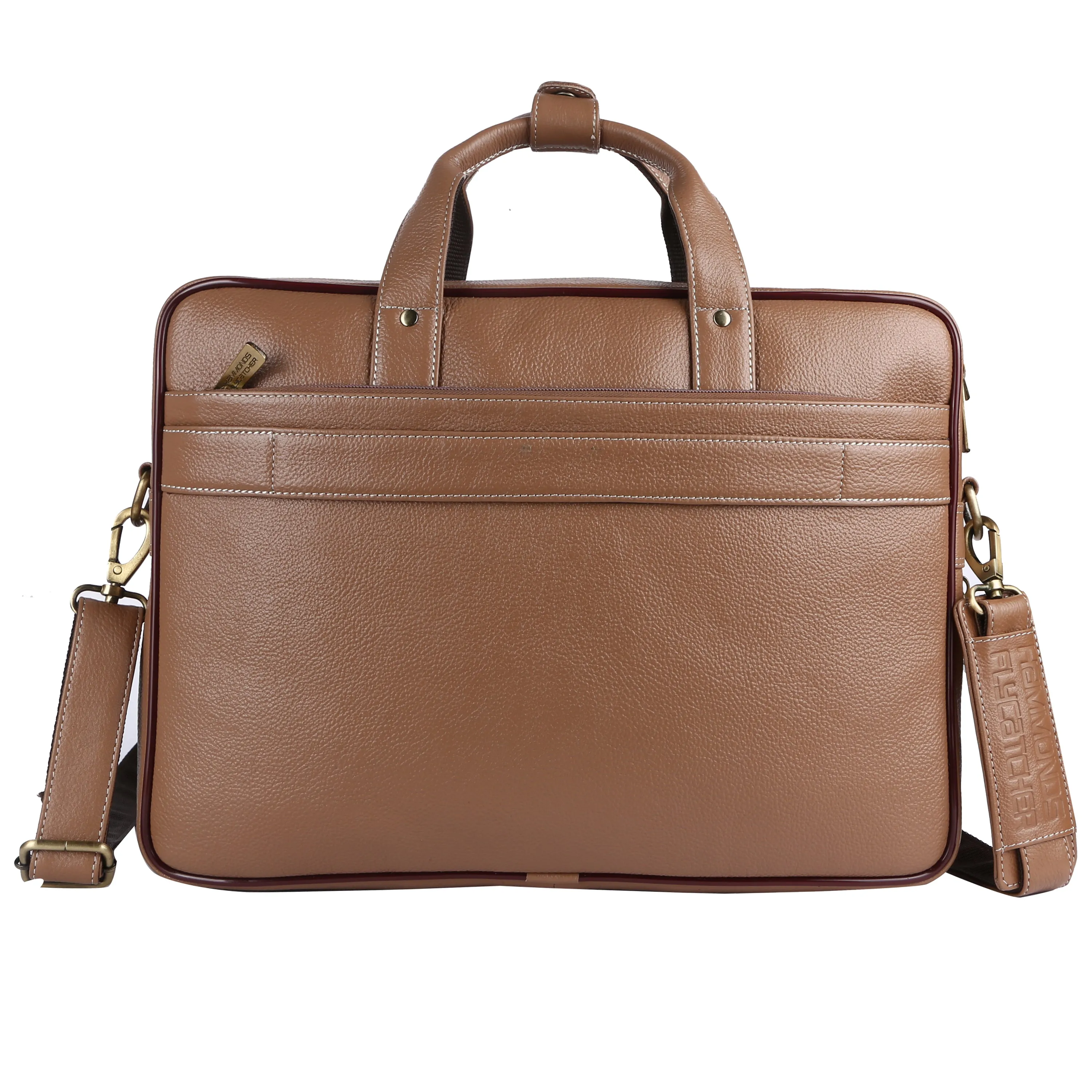 Laptop Bag for Men - Genuine Leather - Fits Upto 16 Inch Laptop