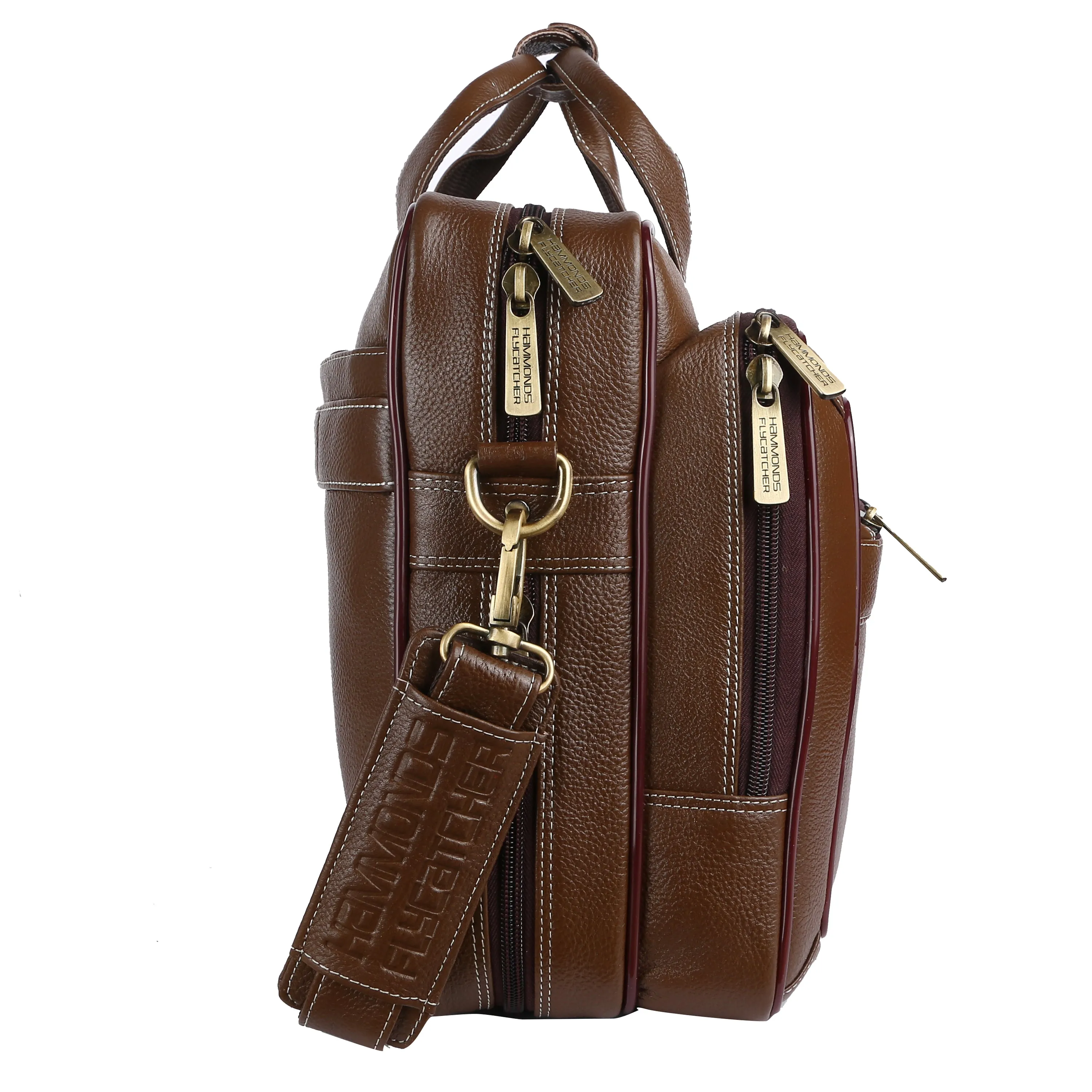 Laptop Bag for Men - Genuine Leather - Fits Upto 16 Inch Laptop