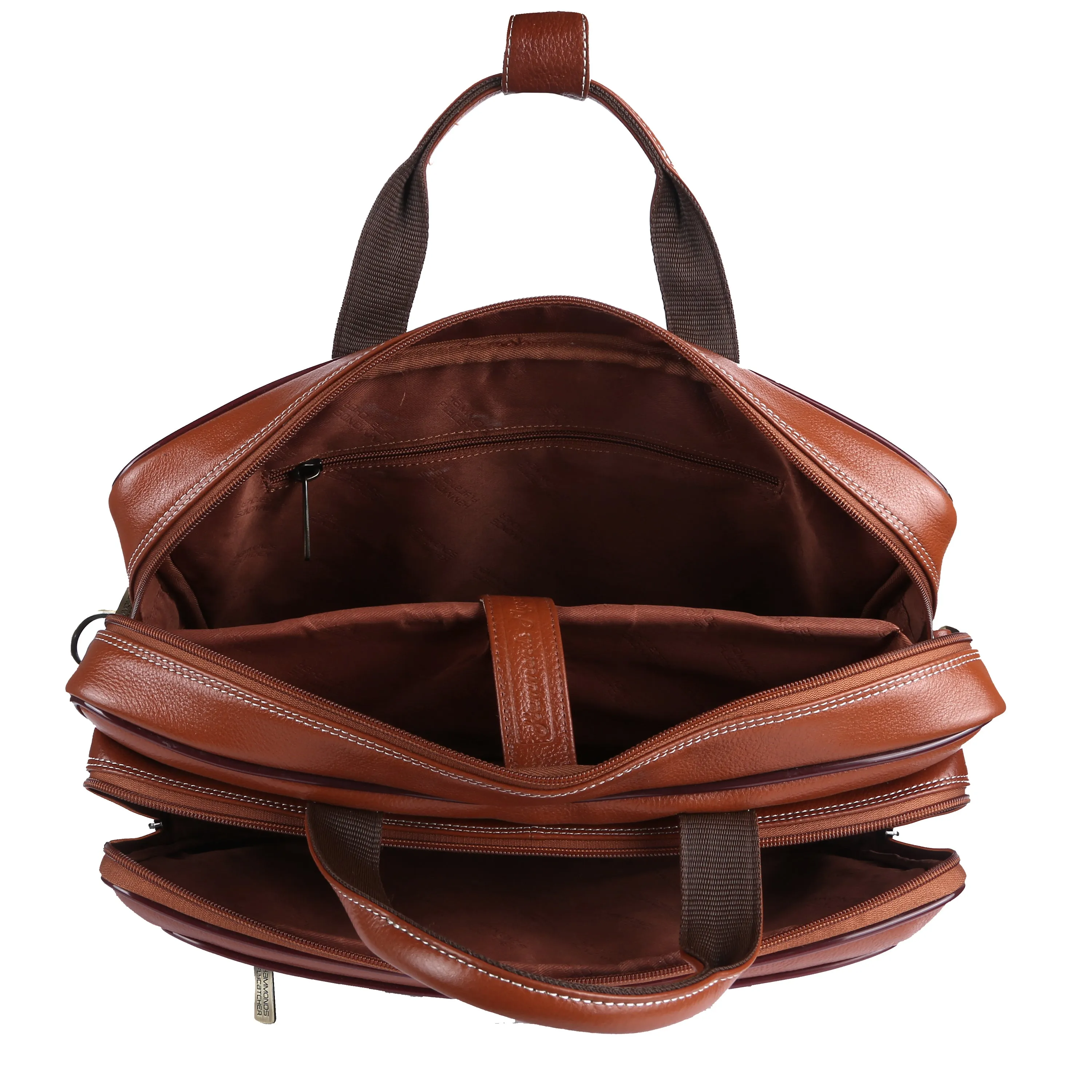 Laptop Bag for Men - Genuine Leather - Fits Upto 16 Inch Laptop