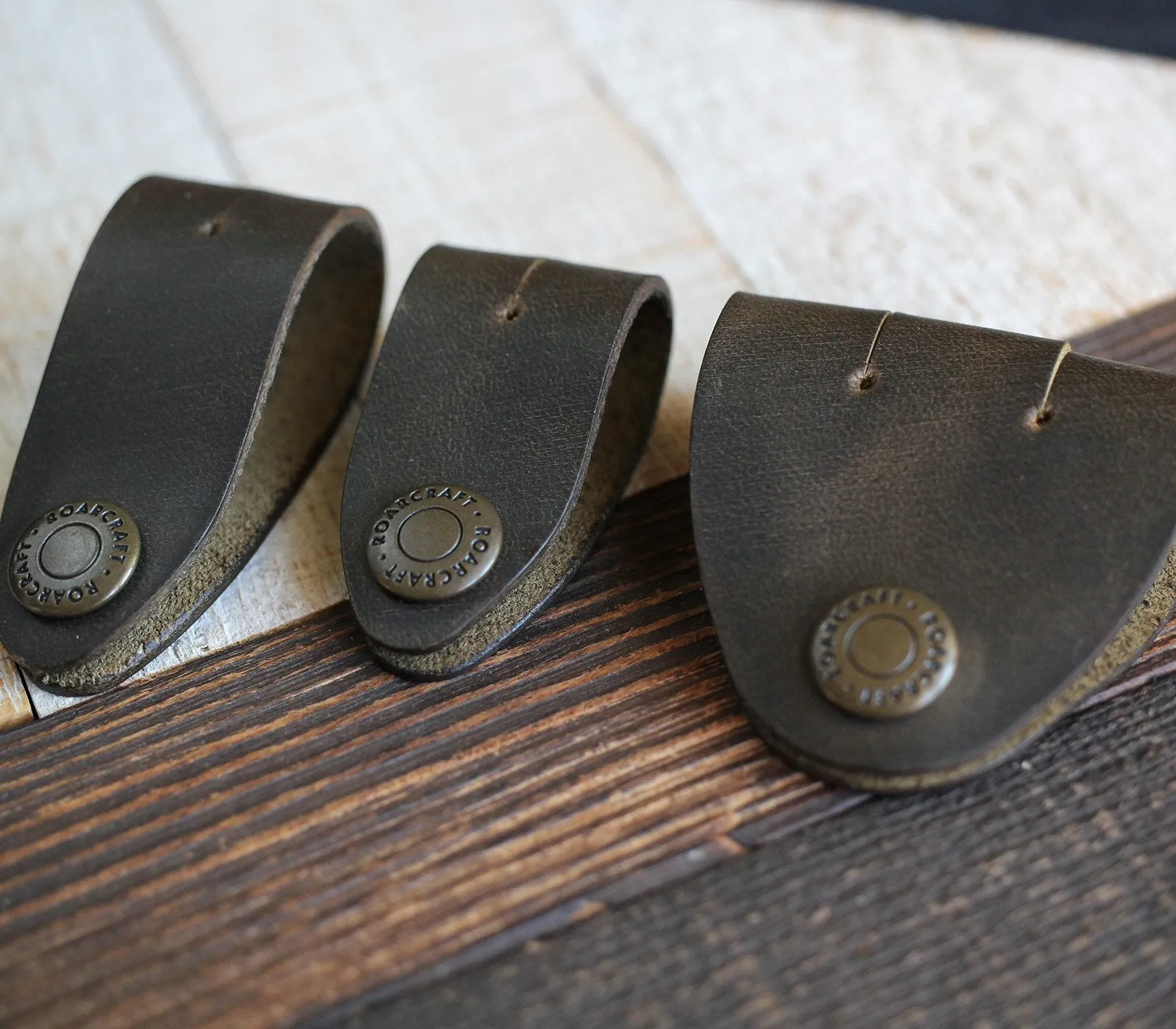 Leather Cable Organizer - Set of 3