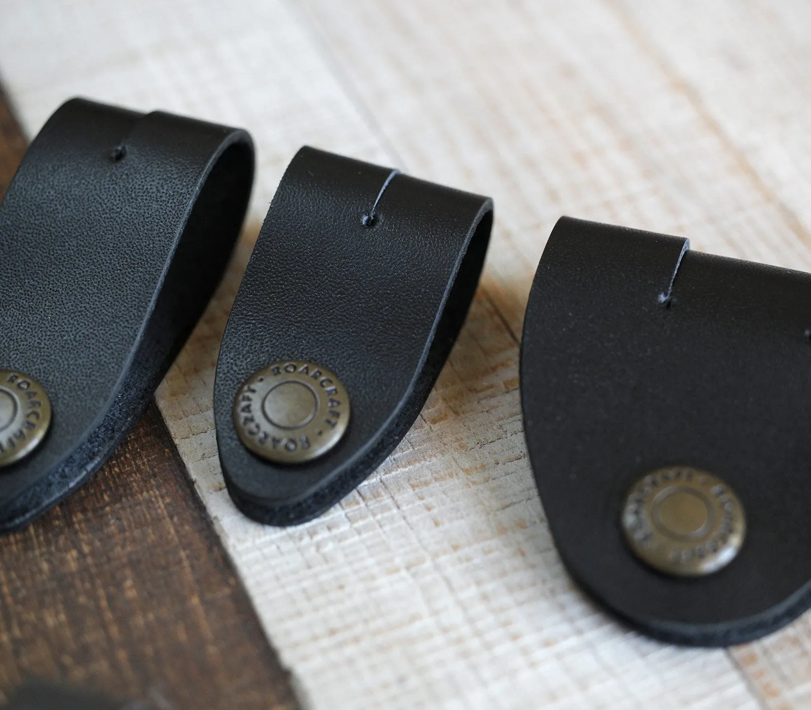 Leather Cable Organizer - Set of 3