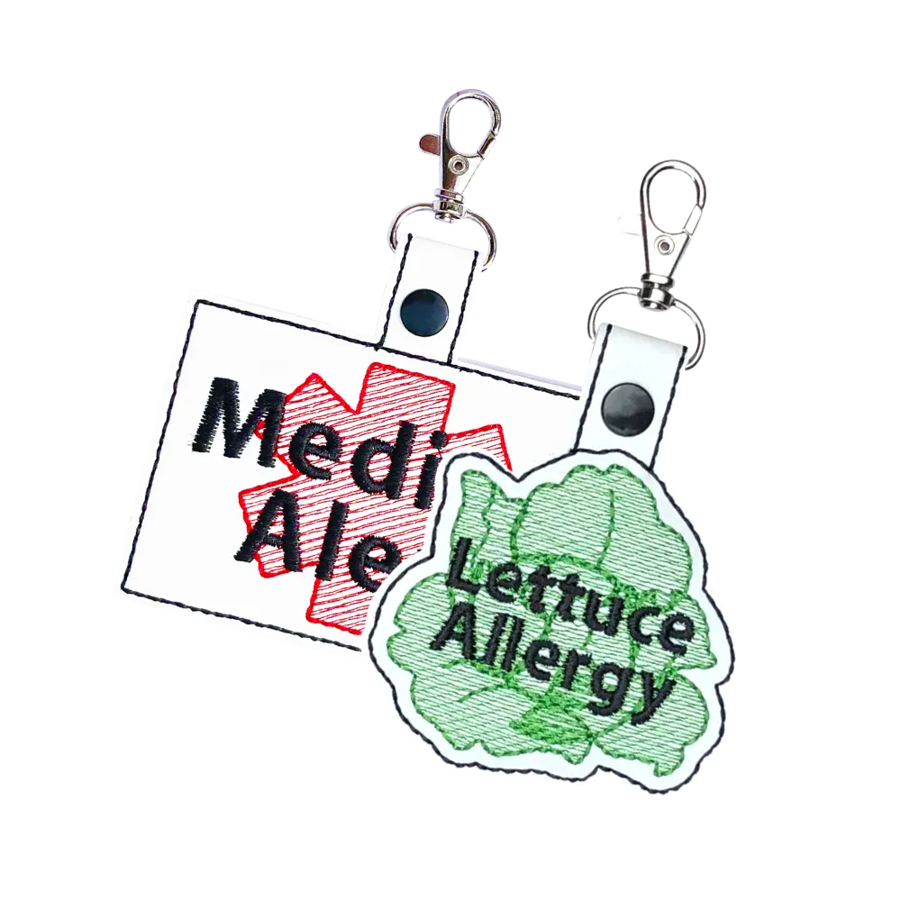 Lettuce Allergy Bag Tag