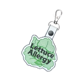 Lettuce Allergy Bag Tag