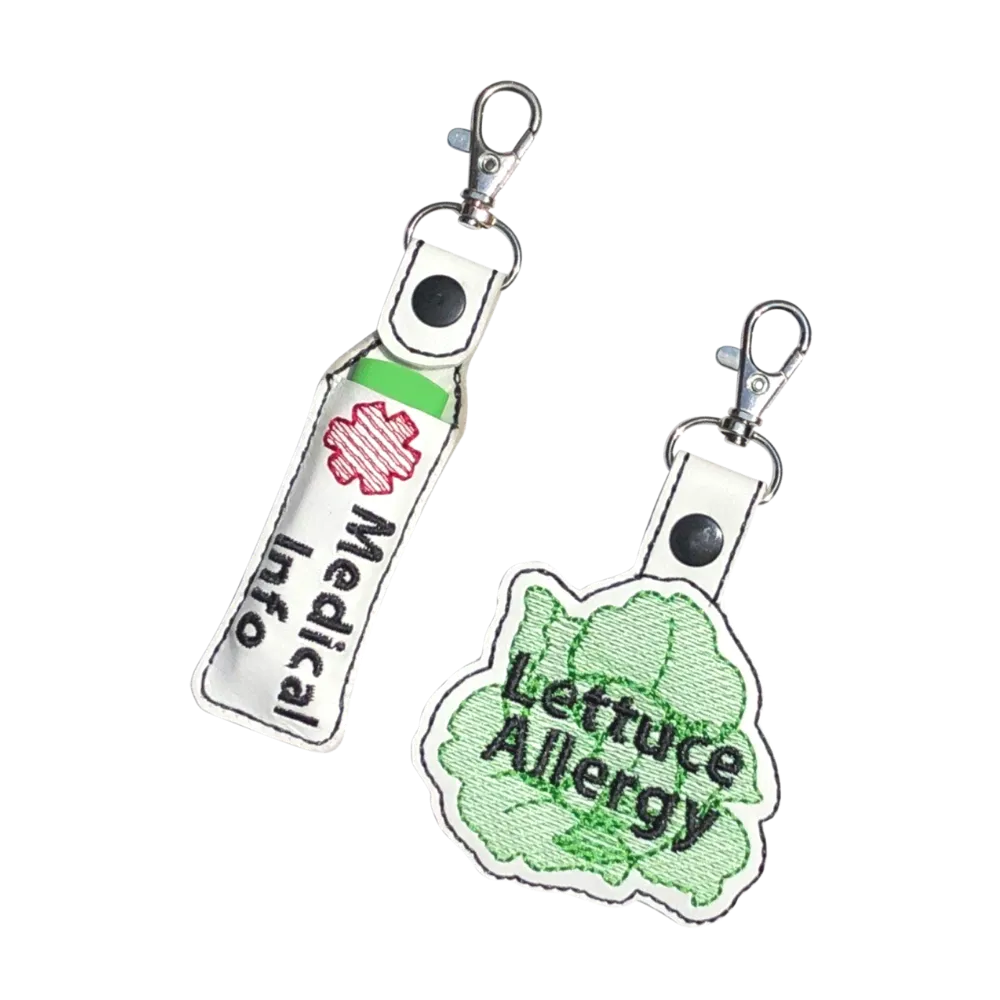 Lettuce Allergy Bag Tag