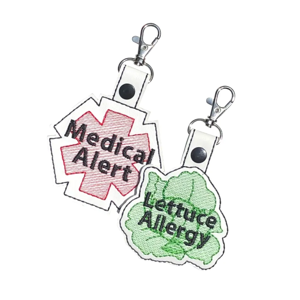 Lettuce Allergy Bag Tag