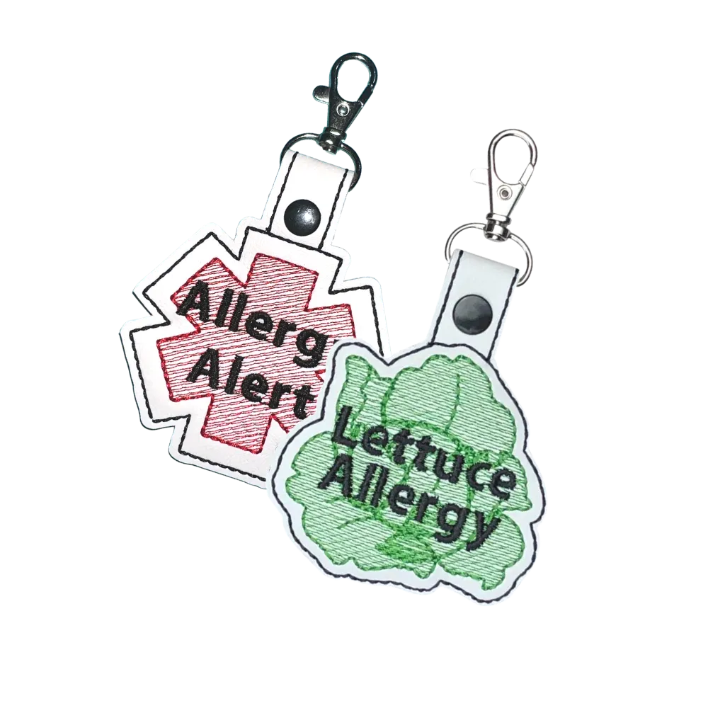 Lettuce Allergy Bag Tag