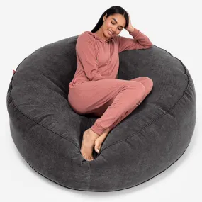 Mega Mammoth Bean Bag Sofa - Flock Graphite Grey