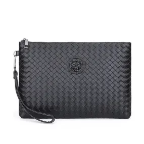 Men's woven Clutch Bag Large Capacity Soft Woven Handbags Luxury Design Bag X4671292