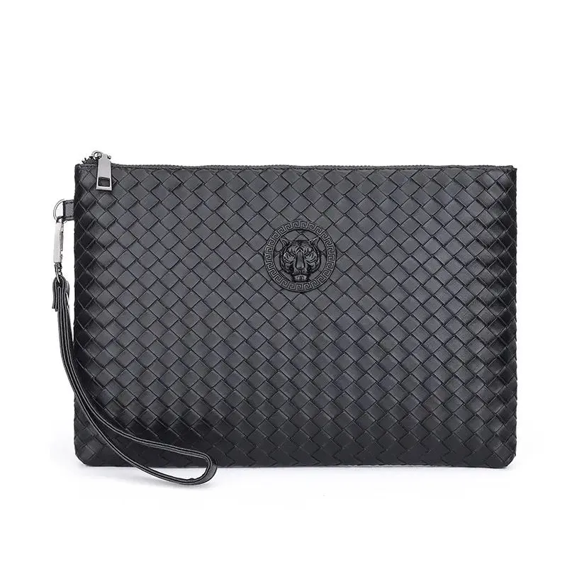 Men's woven Clutch Bag Large Capacity Soft Woven Handbags Luxury Design Bag X4671292