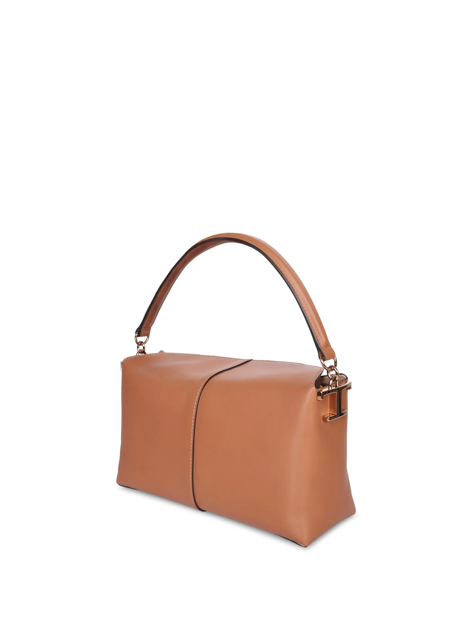 Micro Leather Messenger Tote Bag