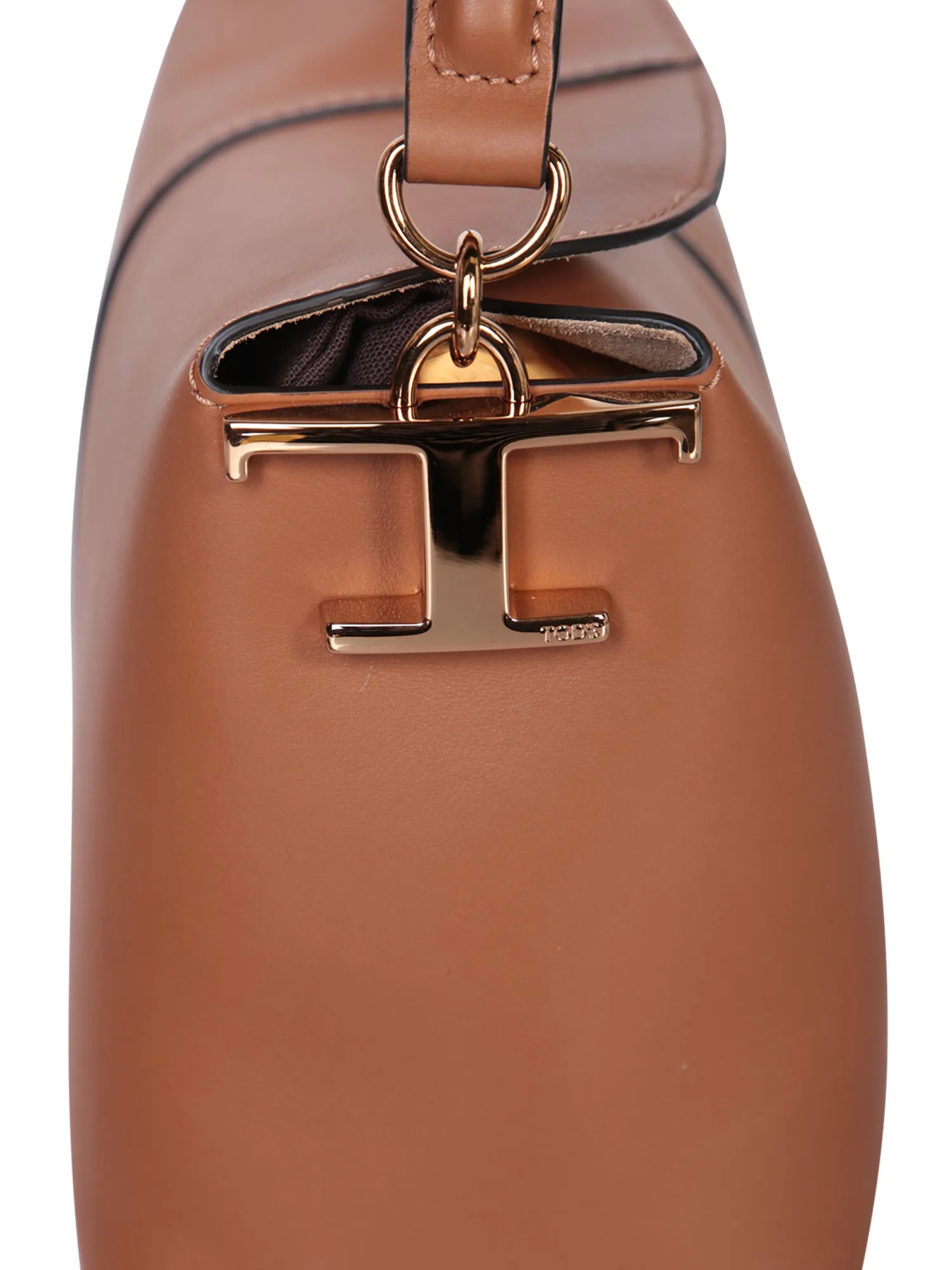 Micro Leather Messenger Tote Bag