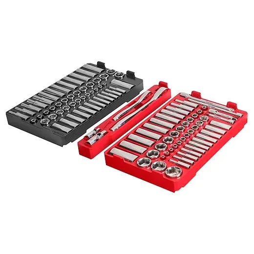 Milwaukee 1/4" - 3/8‚¬� 106pc Ratchet Socket Set with Pakout Case