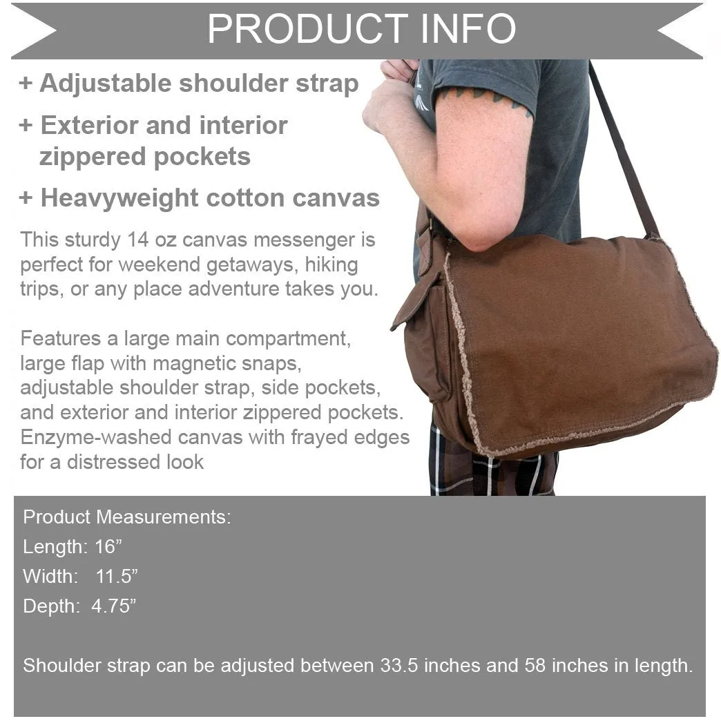 Mind Your Own Karma Messenger Bag