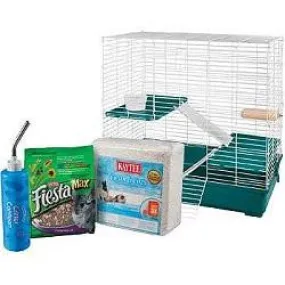 My First Home Fiesta Chinchilla Cage and Starter Kit