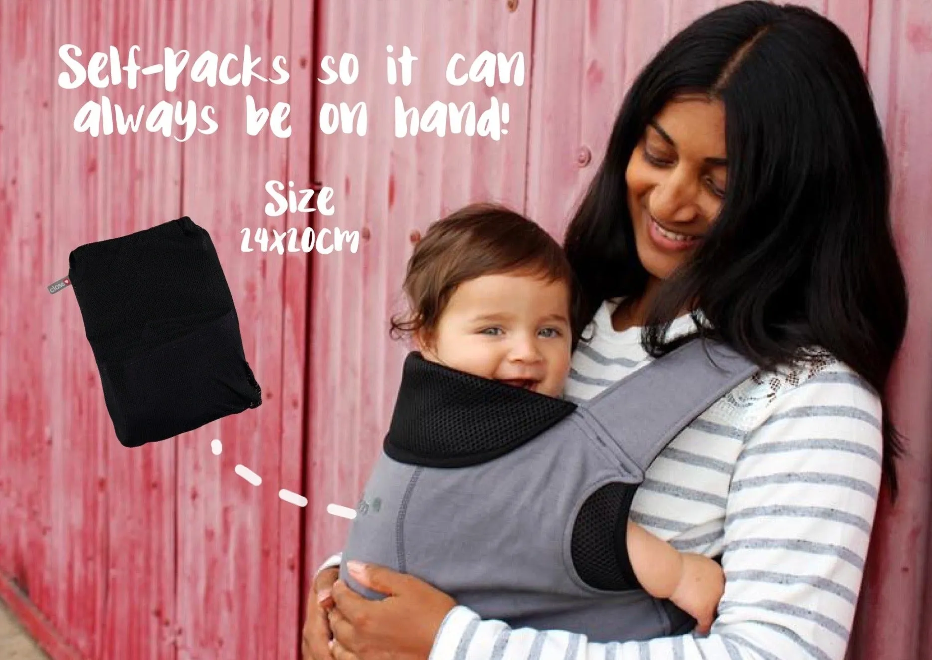 NEW 2023 Caboo DX Go Baby & Toddler Carrier