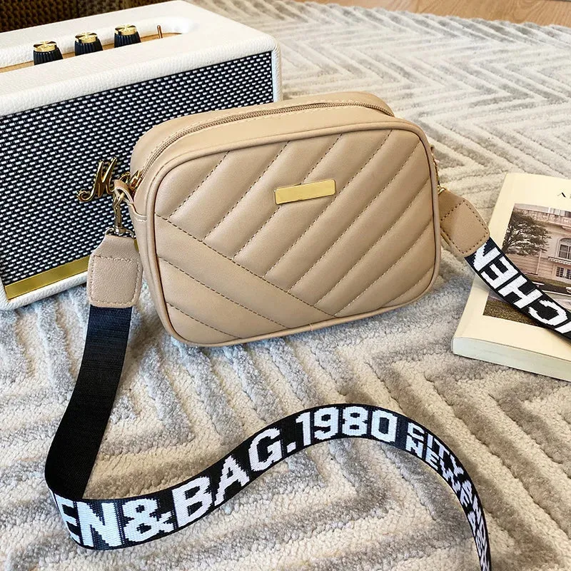 New Arrival Fashion Women's Small Crossbody Bag PU Leather Messenger Bag Zipper Handbag Purse Summer Travel Bag for Female