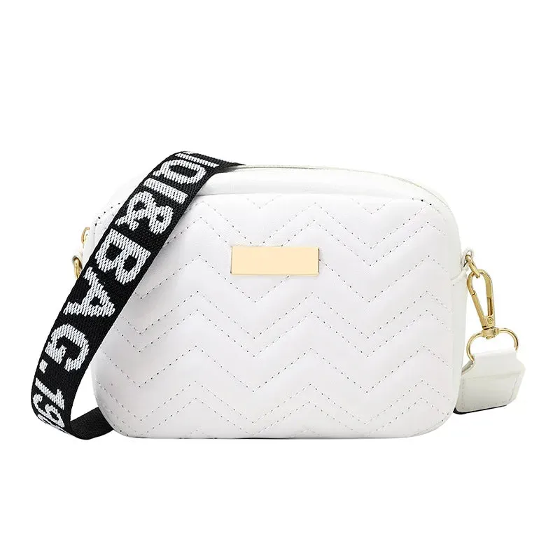New Arrival Fashion Women's Small Crossbody Bag PU Leather Messenger Bag Zipper Handbag Purse Summer Travel Bag for Female