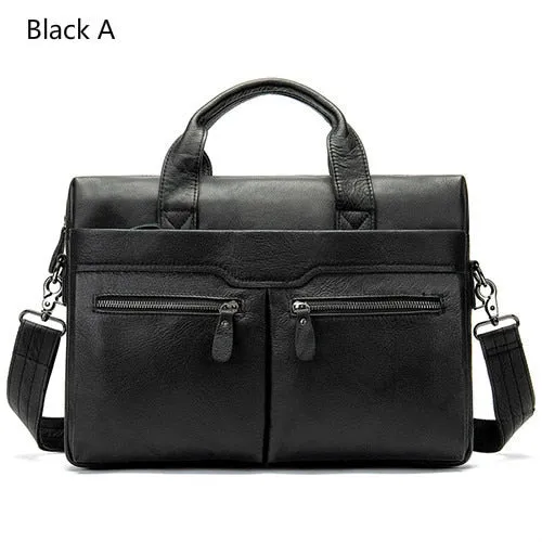 New Bag Men Leather Briefcases Men's Bags