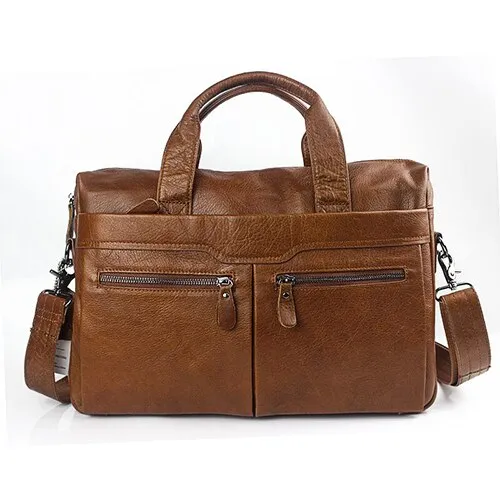New Bag Men Leather Briefcases Men's Bags