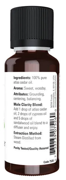Now Essential Oil Atlas Cedar 1oz