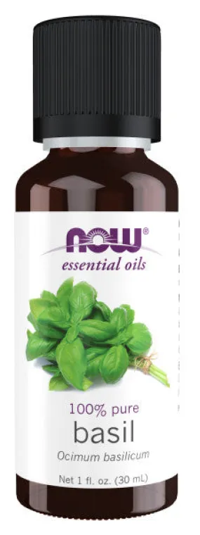 Now Essential Oil Basil 1oz