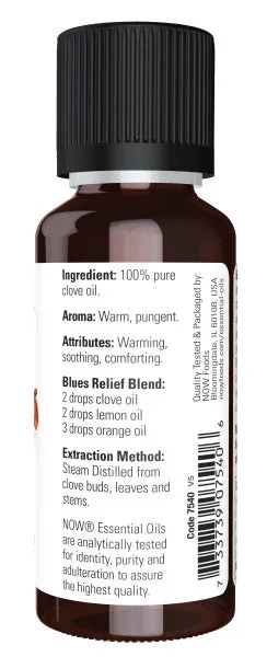 Now Essential Oil Clove 1oz