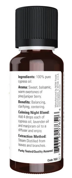 Now Essential Oil Cypress 1oz