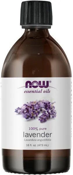 Now Essential Oil Lavender 16oz *Special Order Size* May delay shipping up to one week